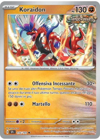 Koraidon #116/191 — Scintille Folgoranti