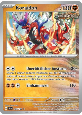 Koraidon #116/191 — Stürmische Funken