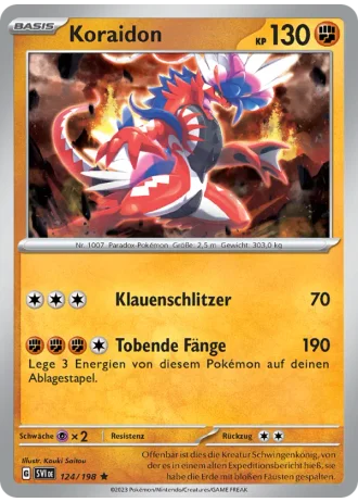 Koraidon #124 — Karmesin & Purpur