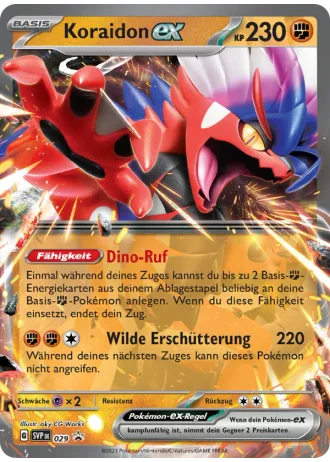 Koraidon ex #029 — Karmesin & Purpur Promos