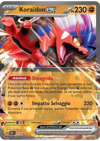 Koraidon ex #029 — Scarlatto e Violetto Promos