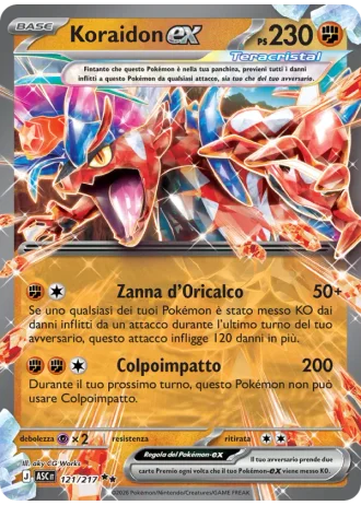 Koraidon ex #121 — Ascesa Eroica