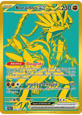 Koraidon ex #245 — Destino di Paldea