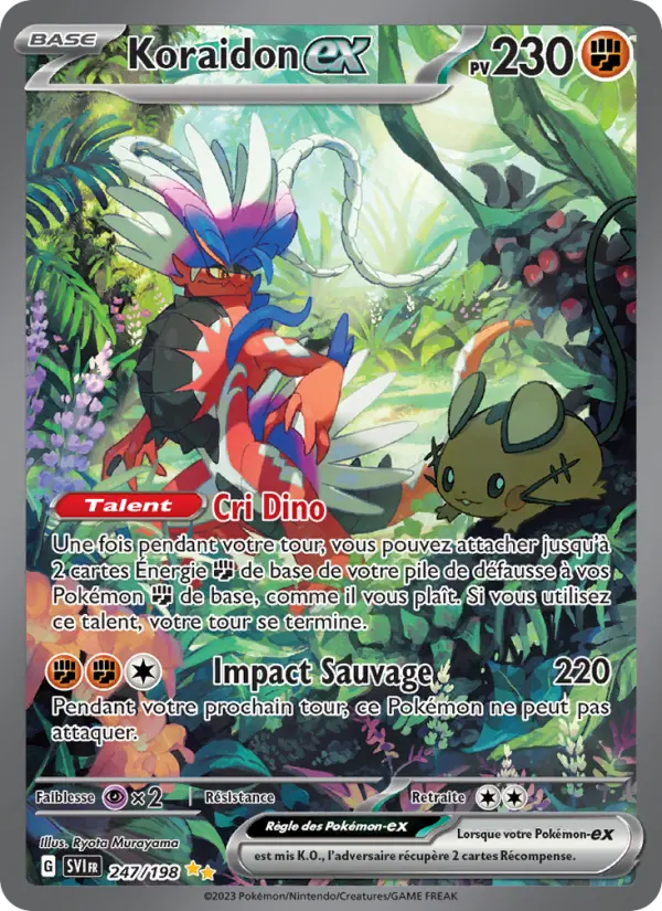 Koraidon ex #247 — Écarlate et Violet