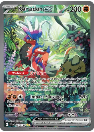 Koraidon ex #247/198 — Écarlate et Violet
