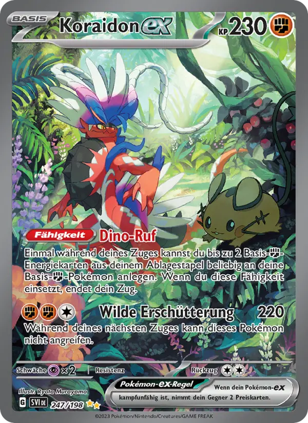 Koraidon ex #247 — Karmesin & Purpur