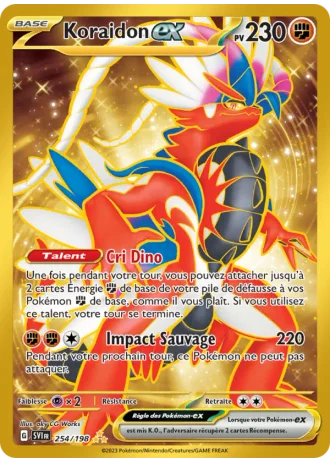 Koraidon ex #254/198 — Écarlate et Violet