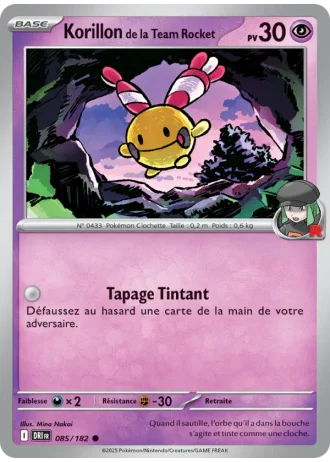 Korillon de la Team Rocket #085 — Rivalités Destinées