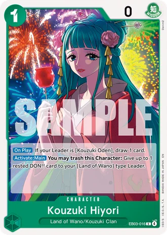 Kouzuki Hiyori (EB03-016) — ONE PIECE Heroines Edition (EB03)