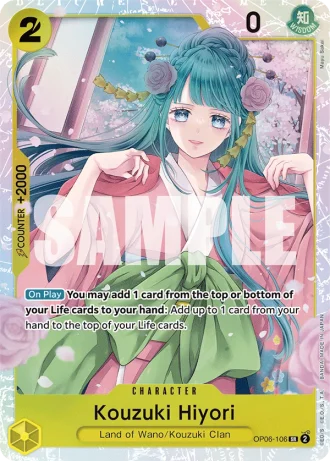 Kouzuki Hiyori (OP06-106) — Wings of the Captain (OP06)