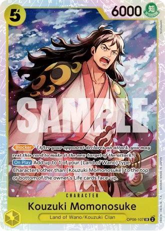 Kouzuki Momonosuke (OP06-107) — Wings of the Captain (OP06)