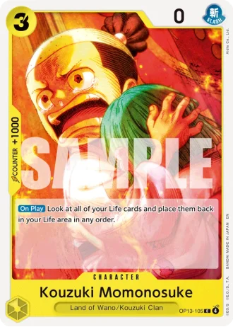 Kouzuki Momonosuke (OP13-105) — Carrying on His Will (OP13)