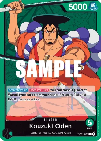 Kouzuki Oden (OP01-031) — Romance Dawn (OP01)