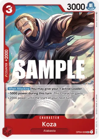 Koza (OP04-006) — Kingdoms of Intrigue (OP04)