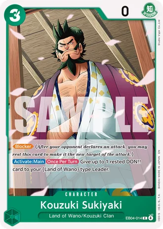 Kozuki Sukiyaki (EB04-014) — The Azure Sea's Seven (OP14-EB04)