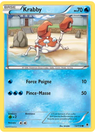 Krabby #13/119 — Vigueur Spectrale