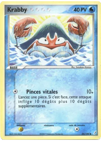 Krabby #54 — EX Gardiens de Cristal