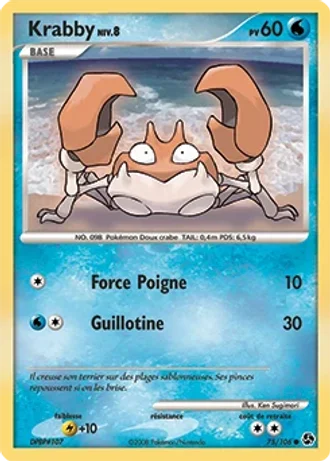Krabby #75/106 — Duels au Sommets