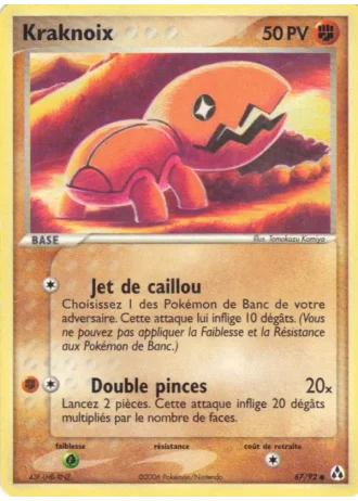 Kraknoix #67/92 — EX Créateurs de légendes