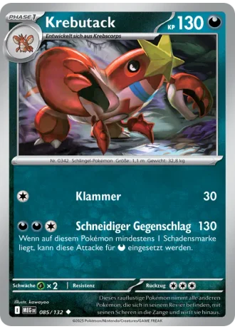 Krebutack #085/132 — Mega-Entwicklung