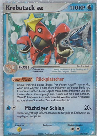 Krebutack ex #99 — EX Holon Phantoms