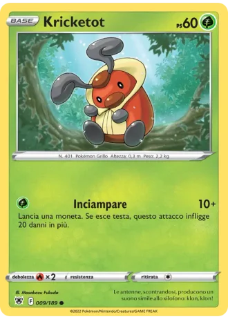 Kricketot #009/189 — Lucentezza Siderale