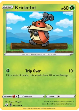 Kricketot #010/159 — Crown Zenith