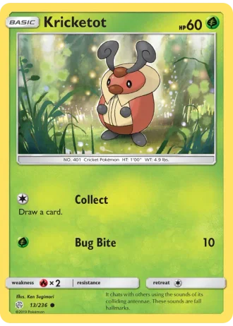 Kricketot #13/236 — Cosmic Eclipse