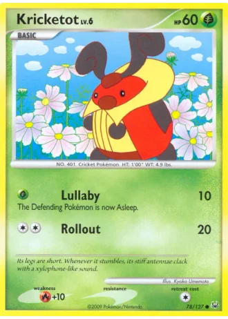 Kricketot #78/127 — Platino