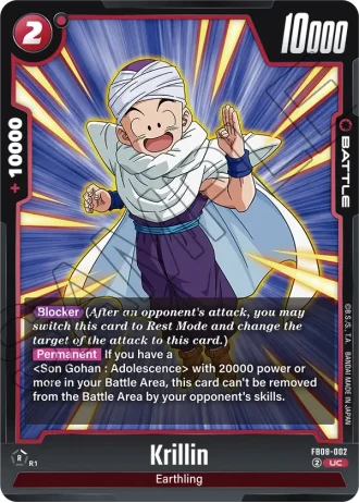 Krillin  FB08-002 — Saiyan's Pride (FB08)