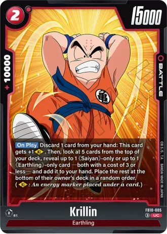 Krillin FB10-005 — Cross Force (FB10)