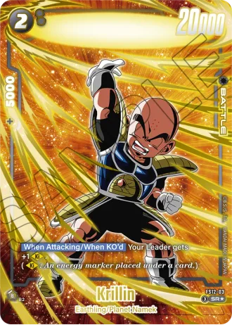 Krillin (Gold) FS12-03 — Starter Deck EX: The Beat of Ki (FS12)