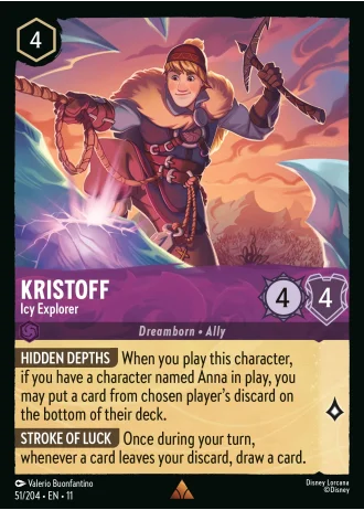 Kristoff - Icy Explorer #51/204 — Winterspell