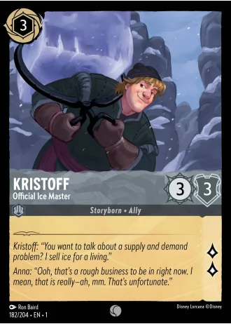 Kristoff - Official Ice Master #182/204 — The First Chapter