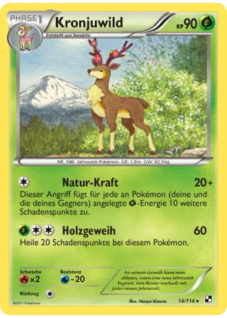 Kronjuwild #14/114 — Schwarz & Weiß
