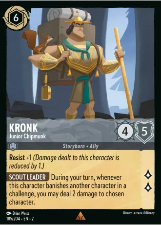 Kronk - Junior Chipmunk #185/204 — Rise of the Floodborn
