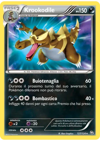 Krookodile #127/124 — Stirpe dei Draghi