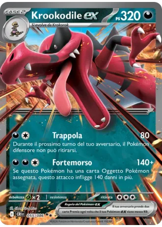 Krookodile ex #055/86 — Caos Nascente