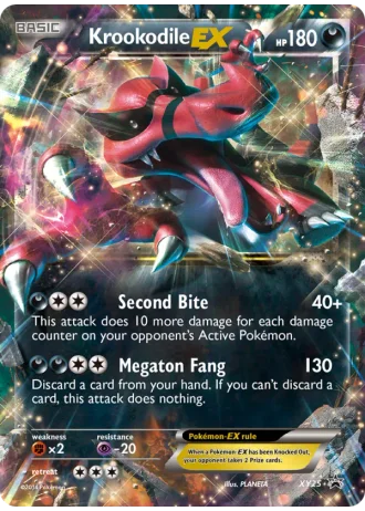 Krookodile EX XY25 — XY Promos