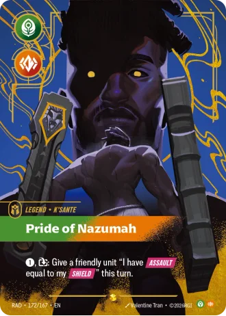 K'Sante, Pride of Nazumah #172/167 — Radiance