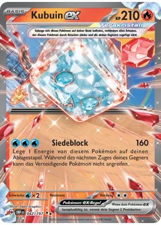 Kubuin ex #042/197 — Obsidianflammen