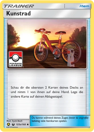 Kunstrad #123a — Gelbes-A-Alternativkarten