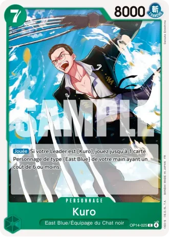 Kuro (OP14-025) — Les Sept de la Mer d'Azur (OP14-EB04)