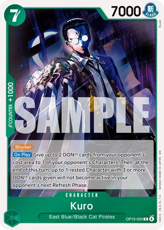 Kuro (OP15-025) — Adventure on Kami's Island (OP15-EB04)