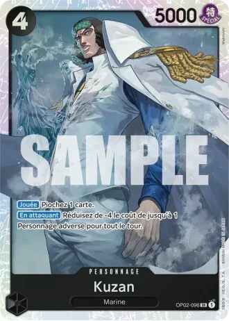 Kuzan (OP02-096) (Alternative Art) — ONE PIECE CARD THE BEST (PRB01)