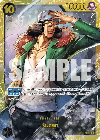 Kuzan (OP02-121) (Reprint) — One Piece The Best (PRB01)