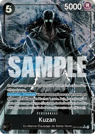 Kuzan (OP10-082) (Alternative Art) — Sang Royal (OP10)