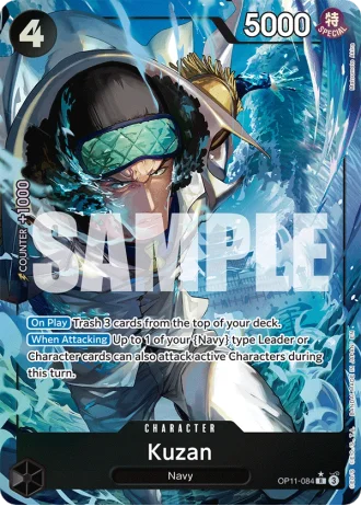Kuzan (OP11-084) (Alternative Art) — A Fist of Divine Speed (OP11)