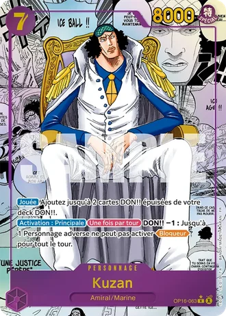 Kuzan (OP16-063) (Alternative Art 2) — L'Heure de la Bataille Décisive (OP16)