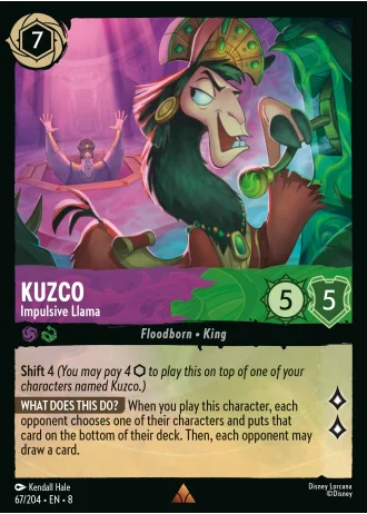 Kuzco - Impulsive Llama #67/204 — Reign of Jafar
